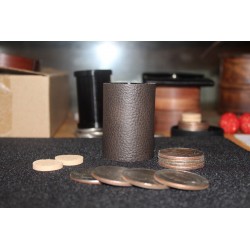 Leather/Delin Coin Cylinder