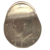 Stretched Kennedy Half Dollar