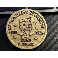 Steve Dusheck Commemorative Coin Solid Brass