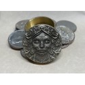 Engraved Unique Okito Coin Box "Voodoo Box" Design Awesome Details