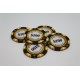 Monte Carlo Premium 14g Poker Chips, $100 Clay Composite