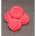 Juego de ganchillo de 1" pulgada de (4) rojo