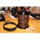Cowhide/Delrin Embossed Cylinder