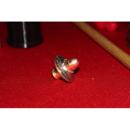 45 Caliber Bullet Through Kennedy Half Dollar