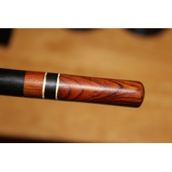 Gabon Ebony with Flaming Cocobolo Tips