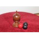 Mike Gallo Ball & Vase Exotic Burma Teak Wood