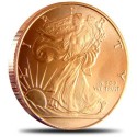 Jumbo .999 Cobre fino Walking Liberty Coin